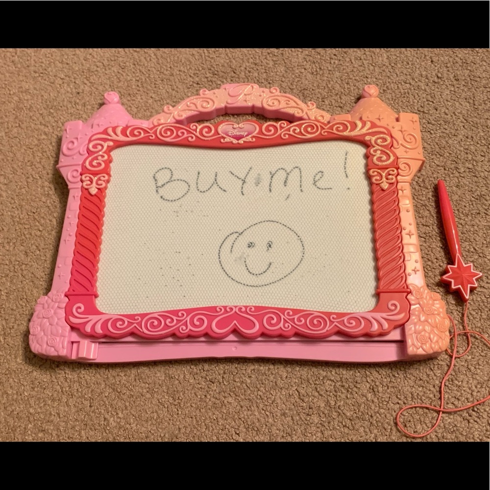 Princess Magnetic Erasable Doodle Drawing Board